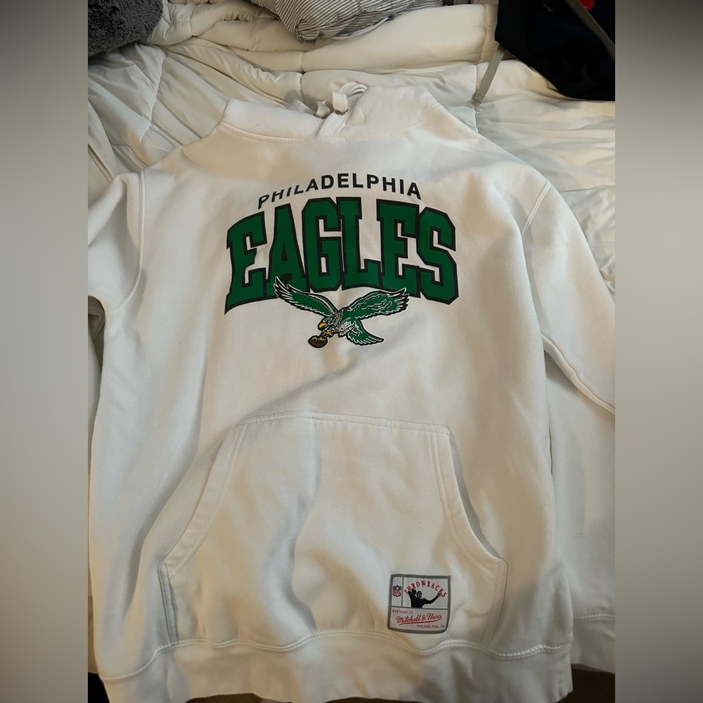 Mens Philadelphia Eagles Mitchell and Ness Hoodie
